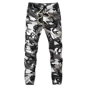 DOSIM Cotton Mens Jogger Autumn Pencil Harem Pants 2018 Men Camouflage Military Pants Loose Comfortable Cargo Trousers Camo Jogger