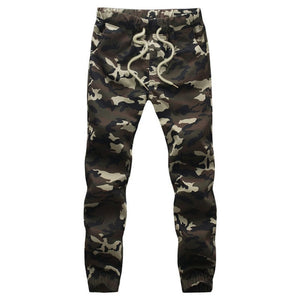 DOSIM Cotton Mens Jogger Autumn Pencil Harem Pants 2018 Men Camouflage Military Pants Loose Comfortable Cargo Trousers Camo Jogger