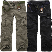 Load image into Gallery viewer, DOSIM 2019 High Quality Men&#39;s Cargo Pants Casual Loose Multi Pocket Military Pants Long Trousers for Men Camo Joggers Plus Size 28-40