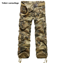 Load image into Gallery viewer, DOSIM 2019 High Quality Men&#39;s Cargo Pants Casual Loose Multi Pocket Military Pants Long Trousers for Men Camo Joggers Plus Size 28-40