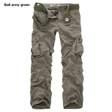 Load image into Gallery viewer, DOSIM 2019 High Quality Men&#39;s Cargo Pants Casual Loose Multi Pocket Military Pants Long Trousers for Men Camo Joggers Plus Size 28-40