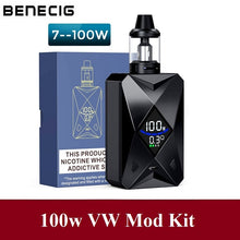 Load image into Gallery viewer, DOSIM Benecig Goblin 100w E-Cigarette Vape Kit 2000mAh Battery Box Mod With Sub Ohm Atomizer Tank Big E Smoker Electronic Cigarettes